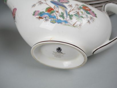 WEDGWOOD
Partie de service en faïence à décor...