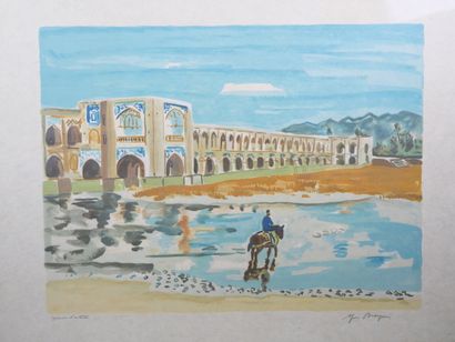 Yves BRAYER (1907 - 1990),
Cavalier devant...