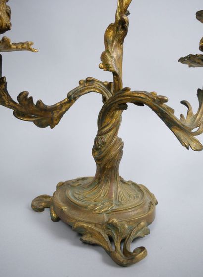 Henri PICARD (1840-1890)
Gilt-bronze candelabra...