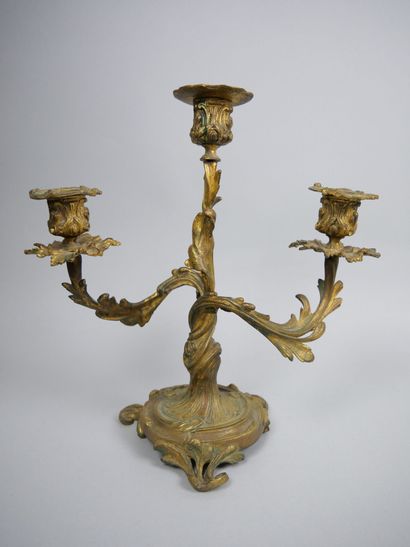 Henri PICARD (1840-1890)
Gilt-bronze candelabra...
