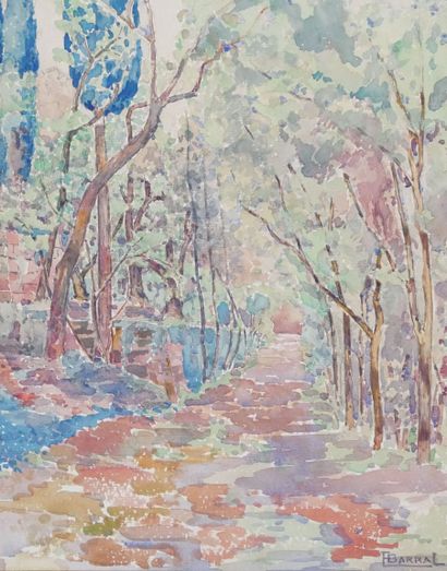 Modern School
L'allée d'arbre
Watercolor...