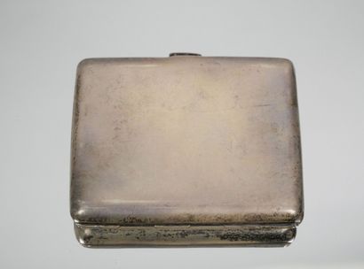 Cigarette case in silver 800 thousandths,...