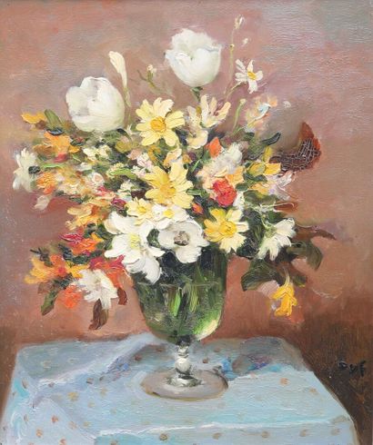 Marcel DYF (1899-1985)
Various flowers with...