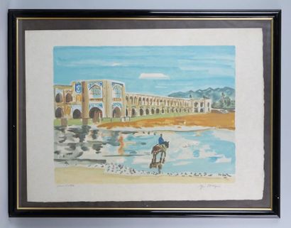 Yves BRAYER (1907 - 1990),
Cavalier devant...