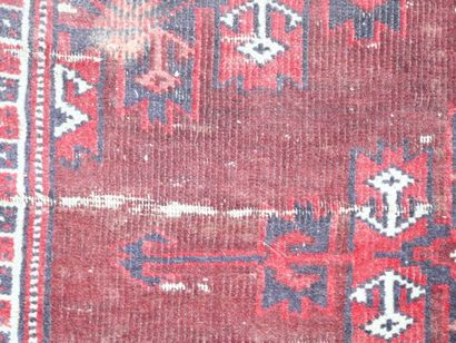 Tapis Turkmène (chaine, trame et velours...