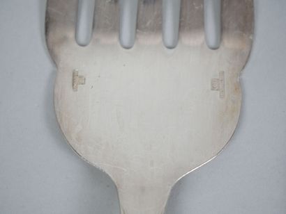 CHRISTOFLE
Partie de ménagère en métal argenté,...