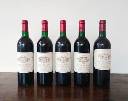 4 bouteilles Château de MUSSET, LALANDE DE...
