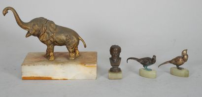 20th century school
Reunion of 4 patinated...