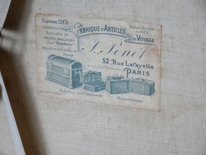 J.PENET, 52 rue Lafayette, Paris
Malle de...
