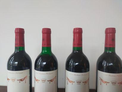 4 bouteilles MISE DE LA BARONNIE, Baron Philippe...