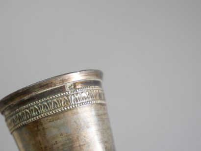 Liqueur service in silver and 950 thousandths...