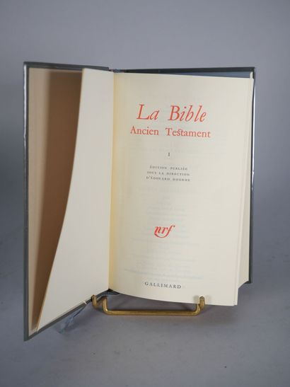 BIBLIOTHEQUE DE LA PLEIADE. 
Ensemble comprenant...