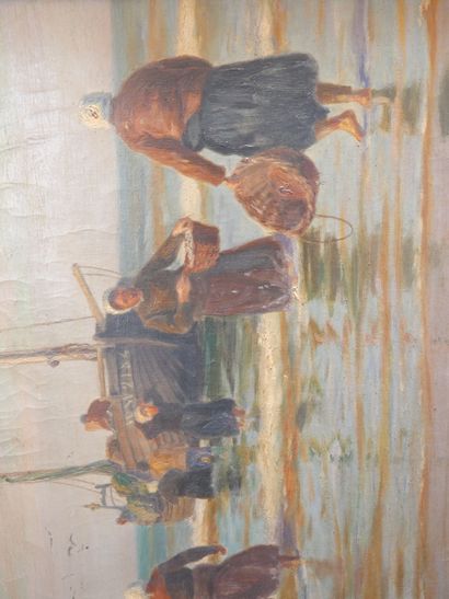 Charles ROUSSEL (1861-1936)
Les pêcheuses...