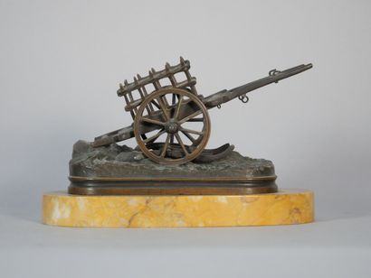 19th century school
The cart
Proof in bronze...