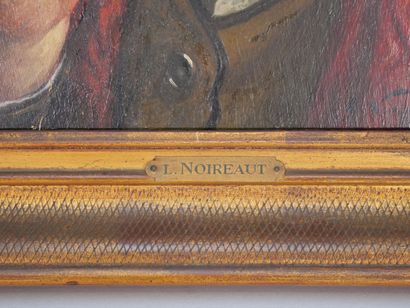 Léon NOIREAUT (1890-1960) 
Le buveur
Huile...