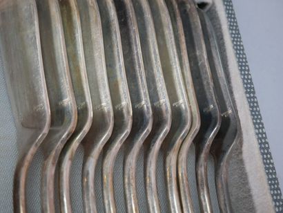 ERCUIS
Suite of 12 fish cutlery sets, single-flat...