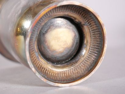 Set of two 950 thousandths silver kettledrums,...