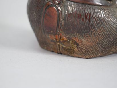 JAPAN, Meiji period (1868-1912)
Bronze torch...
