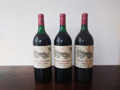 3 magnums Château SAINT-GEORGES, SAINT-GEORGES...