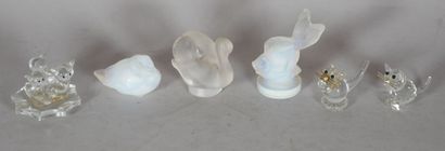 Reunion of subjects including : 
- LALIQUE...
