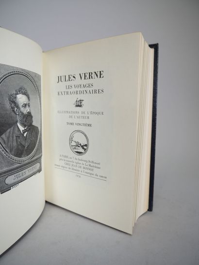 Jules VERNE. Réunion de 20 volumes. Jean...