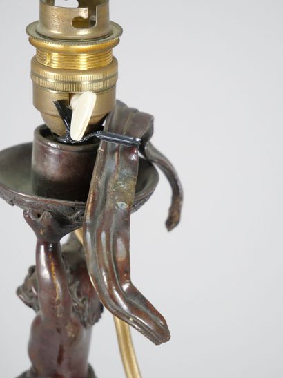 JAPAN, Meiji period (1868-1912)
Bronze torch...