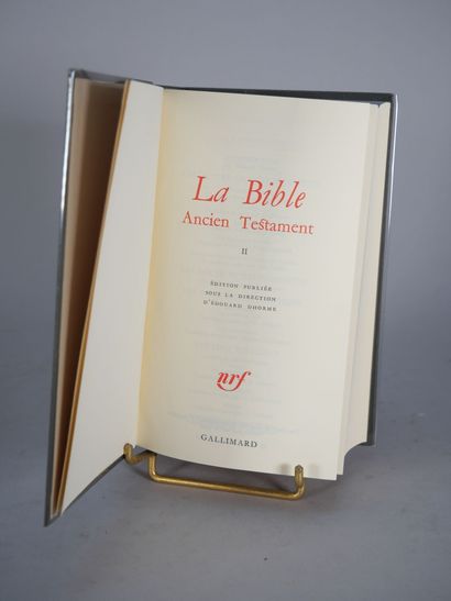 BIBLIOTHEQUE DE LA PLEIADE. 
Ensemble comprenant...