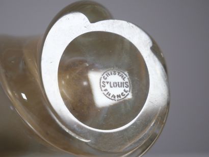 SAINT LOUIS
Doubled crystal soliflore vase...