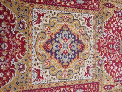 Tapis mécanique de style oriental à riche...