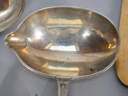 Set of 95 thousandths silver flatware including:...