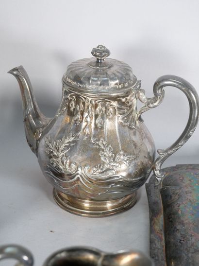 GALLIA
4-piece silver-plated tea-coffee set...