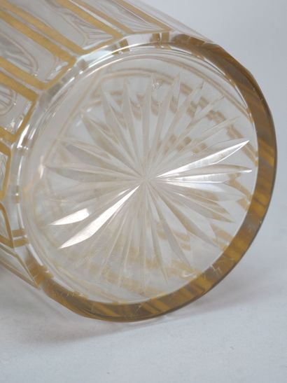 BACCARAT, attributed to 
Set of 2 crystal...
