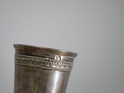 Liqueur service in silver and 950 thousandths...