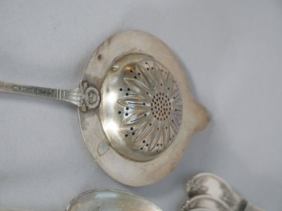 Tea service set in silver 950 thousandths...