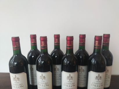 8 bouteilles Château DILLON HAUT, MEDOC 1990
(caisse...