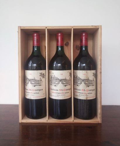3 magnums Château SAINT-GEORGES, SAINT-GEORGES...