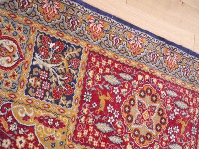 Tapis mécanique de style oriental à riche...