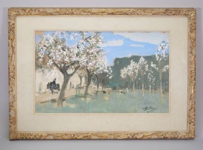 Pierre-Eugène MONTEZIN (1874-1946) 
Pommiers...