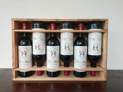 6 bouteilles Château CLERC MILLON Cru classé...