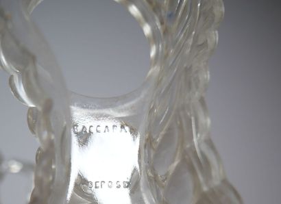 BACCARAT 
Cut-crystal water jug.
Signed Baccarat...