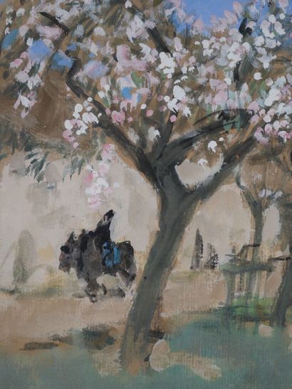 Pierre-Eugène MONTEZIN (1874-1946) 
Pommiers...