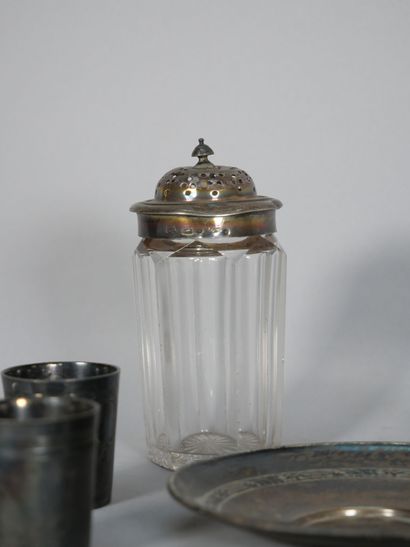 Set of 925 thousandths silver pieces including:...