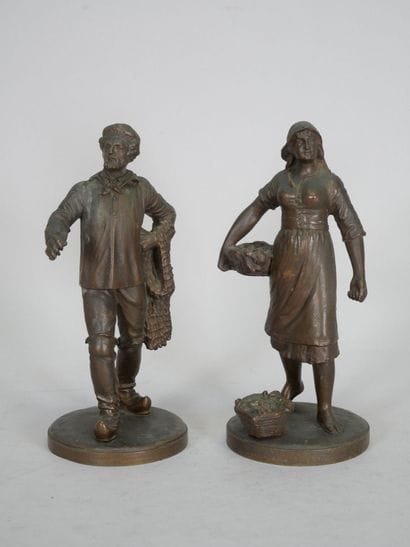 École du XIXe siècle
Couple de pêcheurs
Réunion...