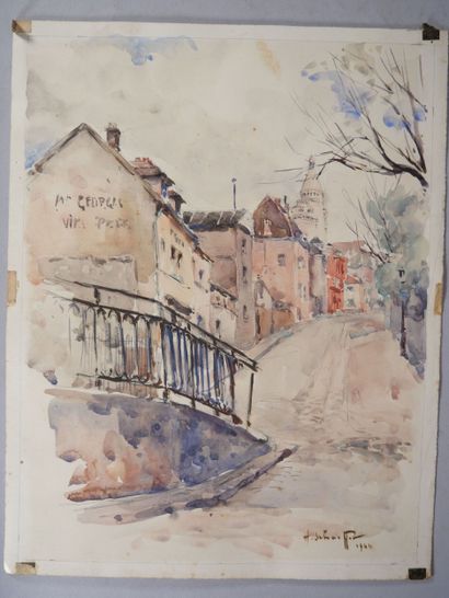 Henri SCHAEFFER (1900 - 1975)
Vues de Paris
Réunion...