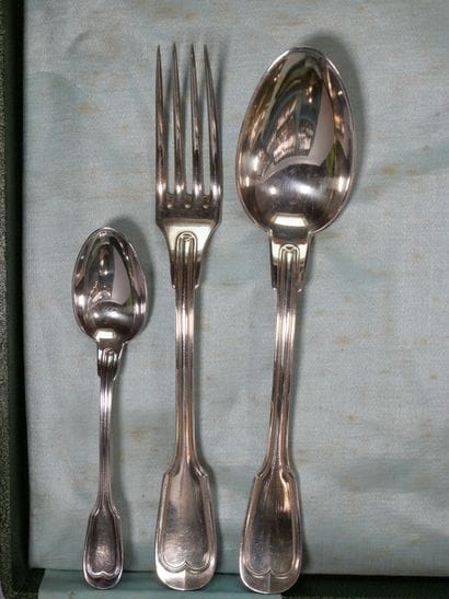 ERCUIS
Set in silver-plated metal, single-flat...