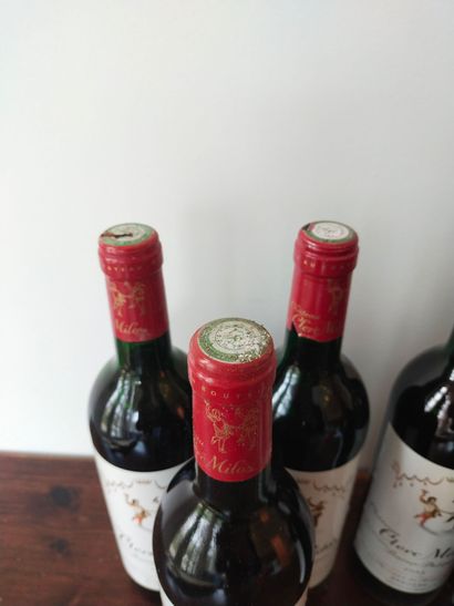 6 bouteilles Château CLERC MILLON Cru classé...