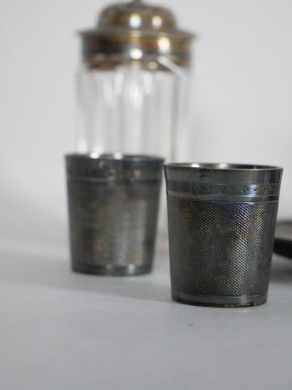 Set of 925 thousandths silver pieces including:...