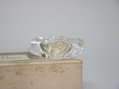 DAUM
Pair of free-form crystal salerons.
Case.
Dimensions:...