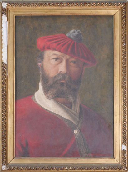 F. DONNAY (XIX-XIXe siècle)
Portrait d'homme...