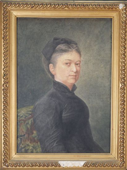 F. DONNAY (XIX-XIXe siècle)
Portrait d'homme...